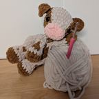 Lania, notre toute petite vache 🐄 – (Fabriquée sur commande - Format petit)