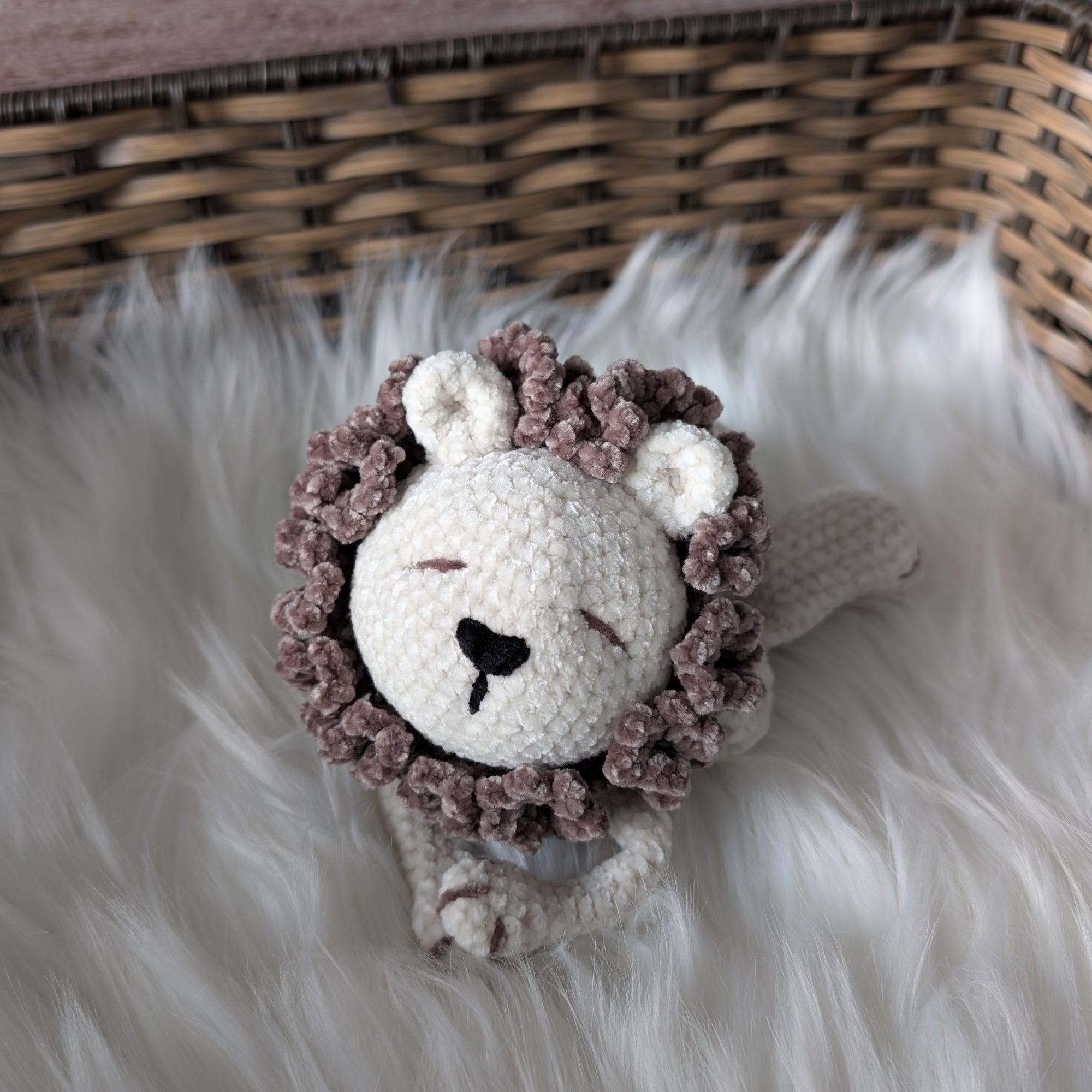 Mileo, notre petit lion (Fabriqué sur commande - Format petit)