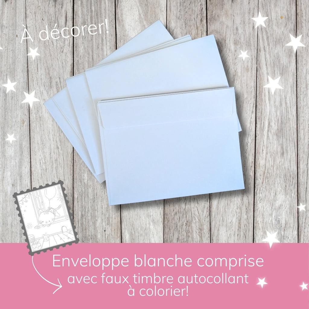 Invitation anniversaire - Thème Chaton