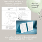 Invitation anniversaire - Thème Crocodile