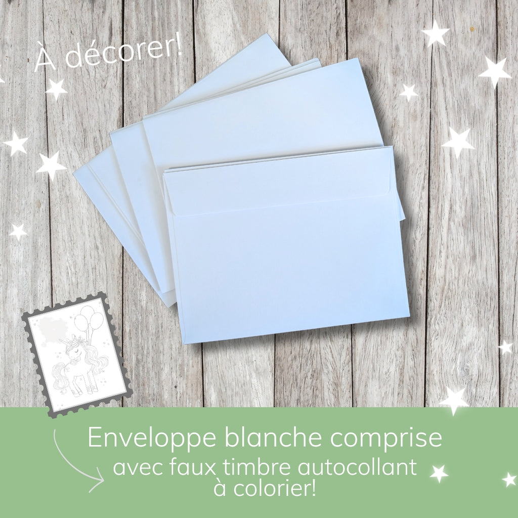 Invitation anniversaire - Thème Licorne