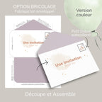 Invitation anniversaire - Thème Licorne