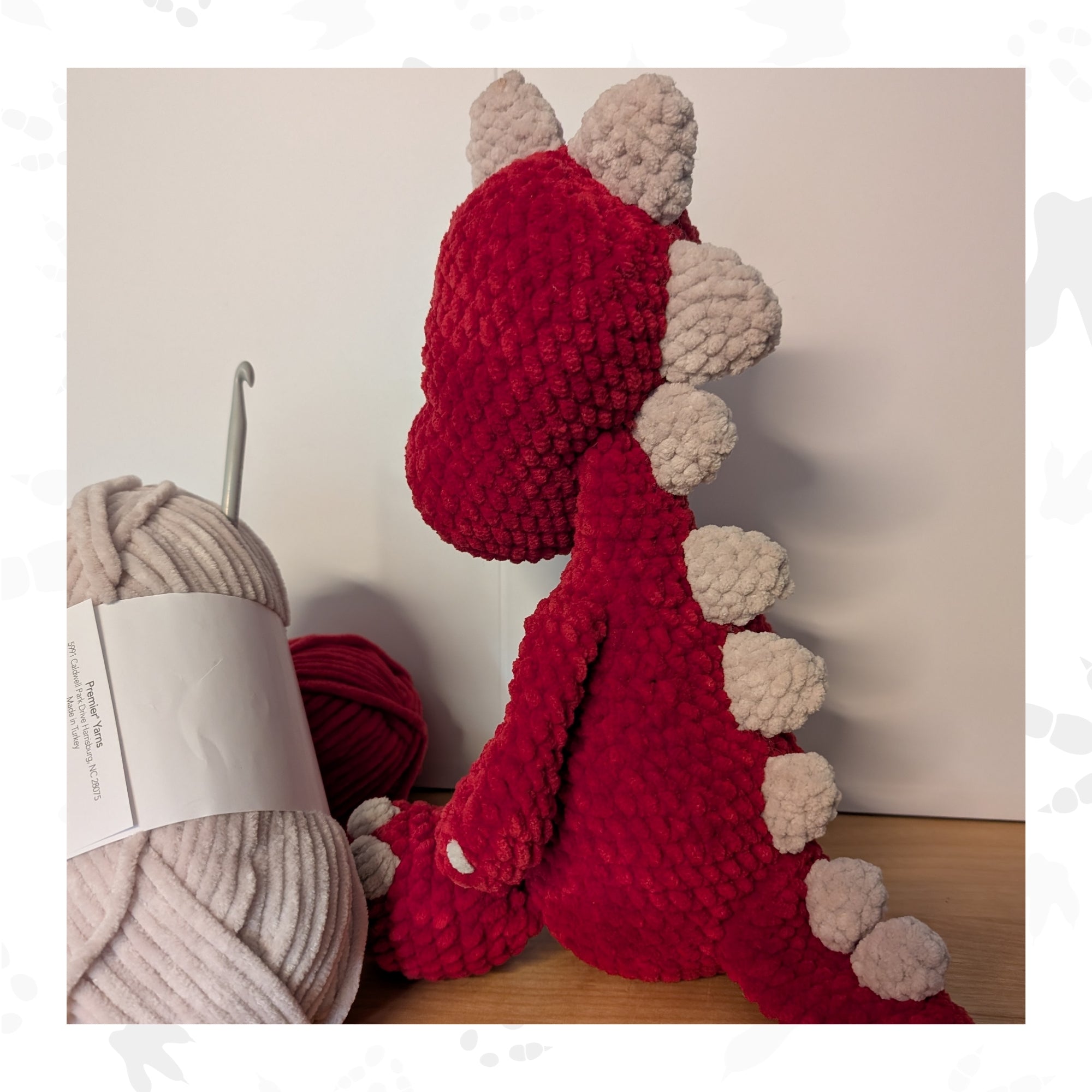 Tito, le dinosaure rigolo (Fabriqué sur commande)