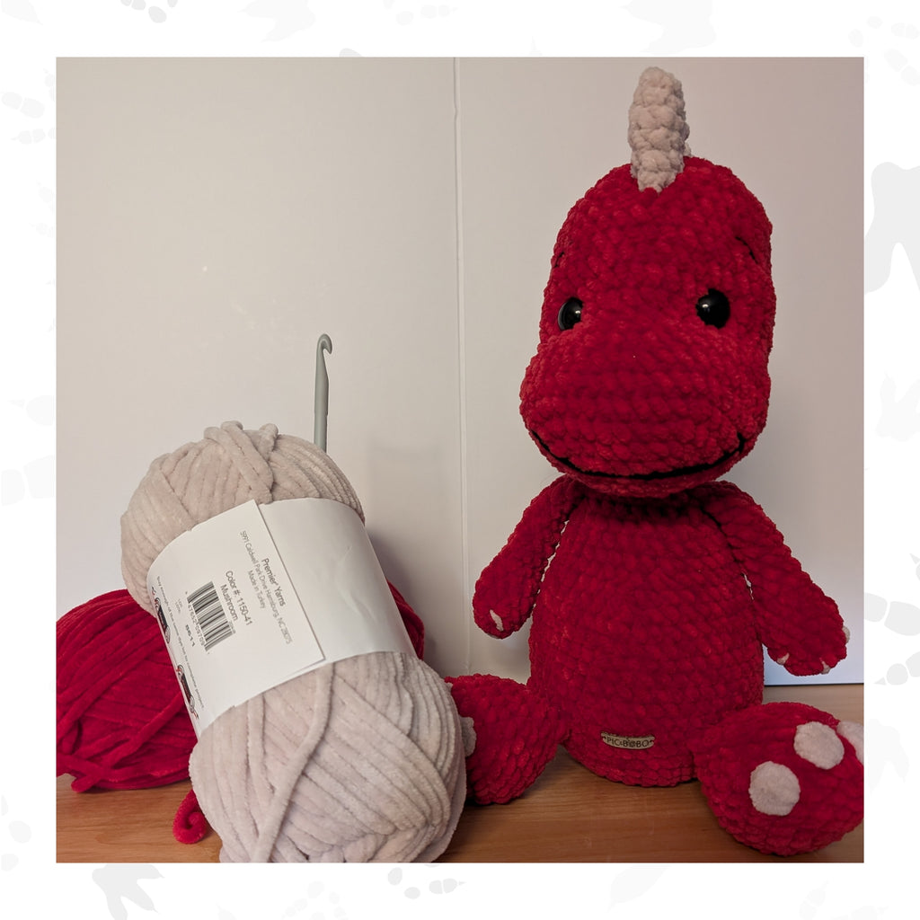 Tito, le dinosaure rigolo (Fabriqué sur commande)