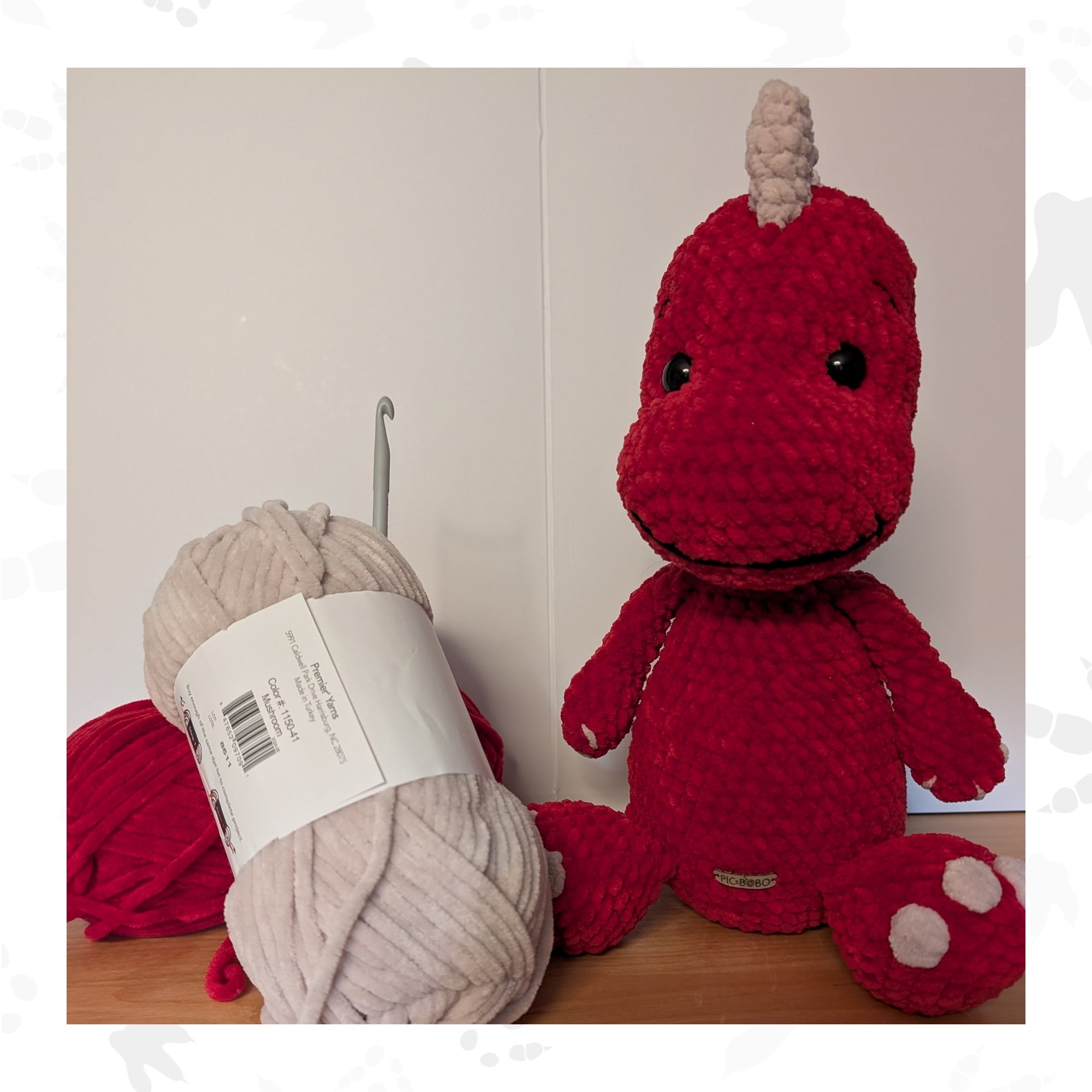 Tito, le dinosaure rigolo (Fabriqué sur commande)