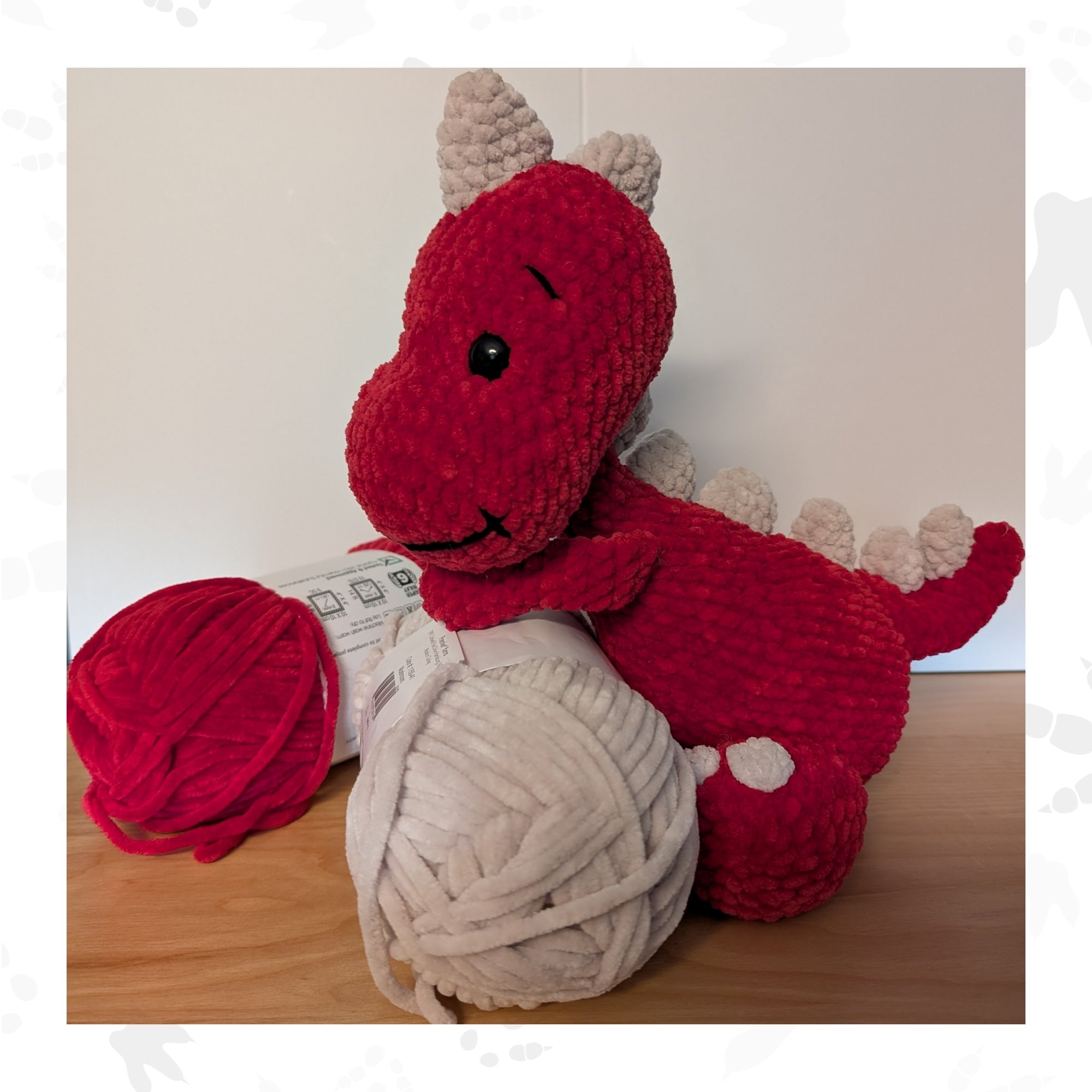 Tito, le dinosaure rigolo (Fabriqué sur commande)