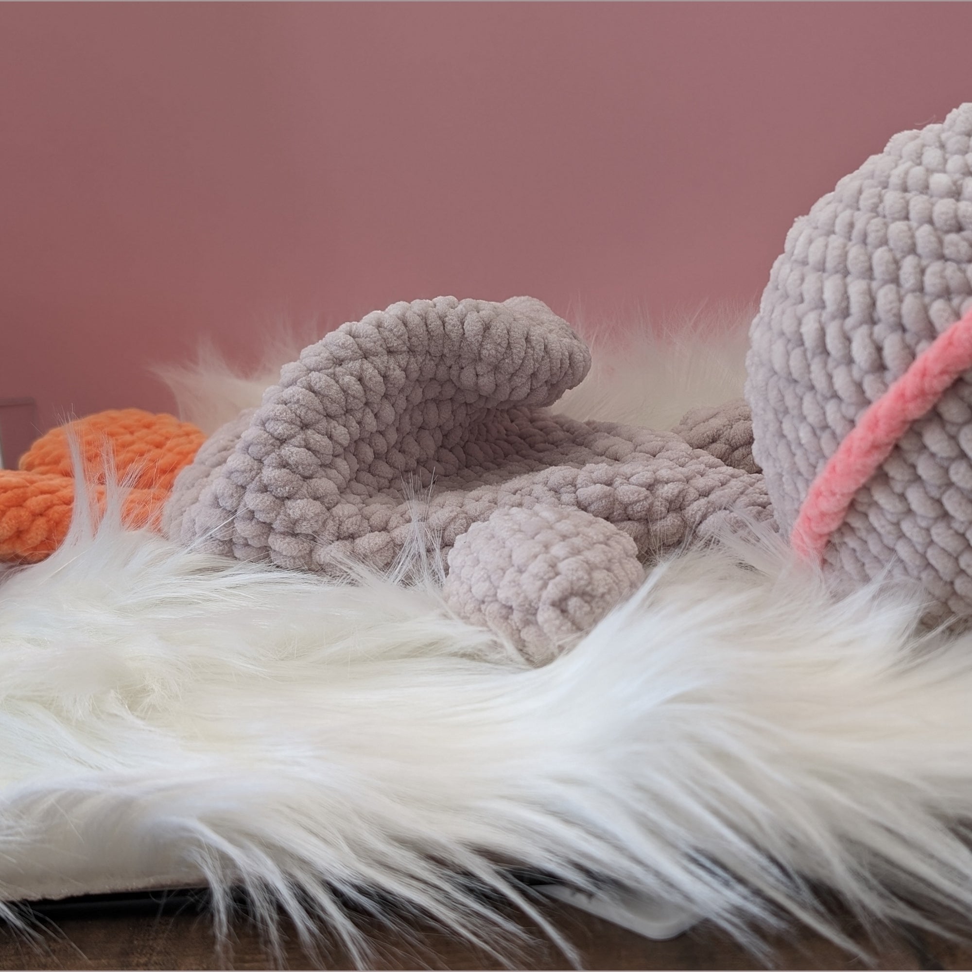 Plumette, la compagne de Plumeau 💙 (Fabriquée sur commande - Format moyen)