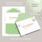 Invitation anniversaire - Thème Renard