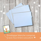 Invitation anniversaire - Thème Renard