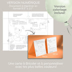 Invitation anniversaire - Thème Renard