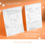 Invitation anniversaire - Thème Renard